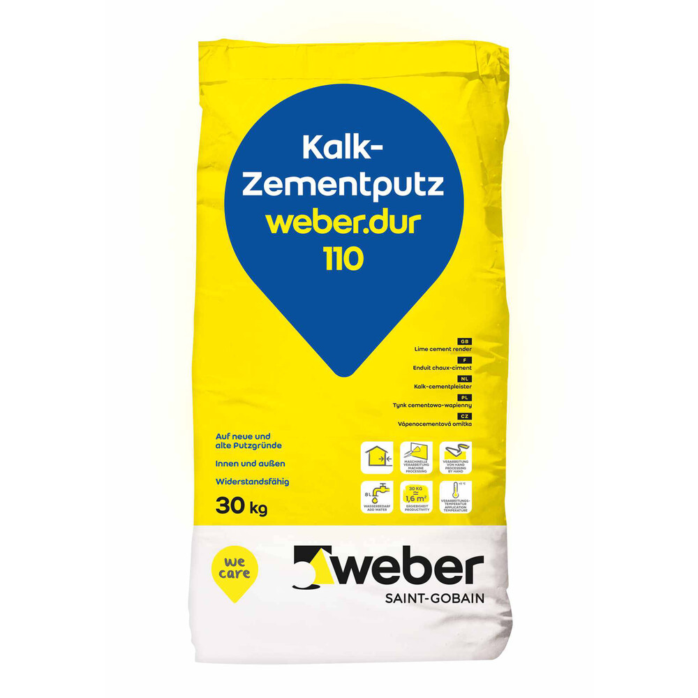 Produktverpackung weber.dur 110 Unterputz Produktverpackung weber.dur 110 Unterputz